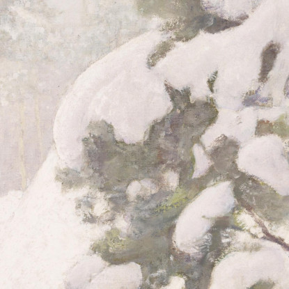 Paesaggio Invernale Pekka Halonen phl37 quadro stampato su tela