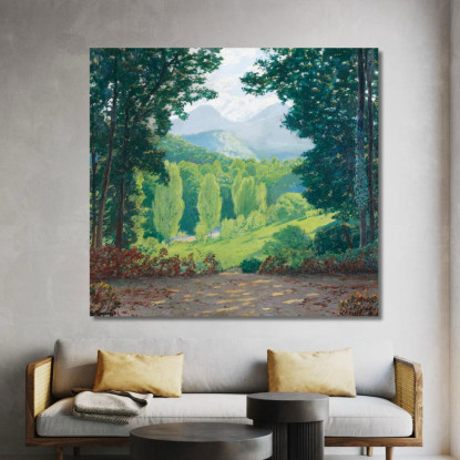 Il Montseny Santiago Rusiñol srs10 quadro stampato su tela