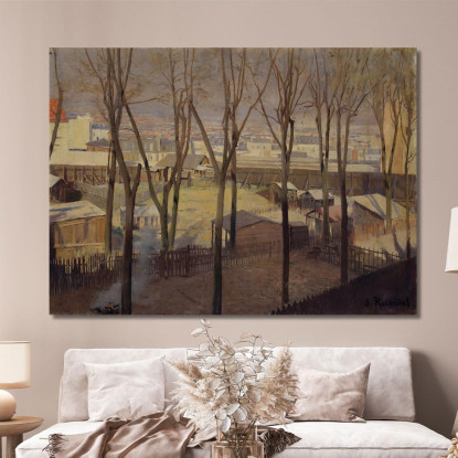 La Butte Santiago Rusiñol srs20 quadro stampato su tela