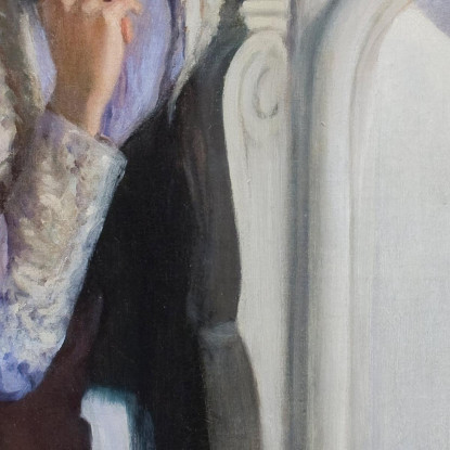 Ragazza Che Ride Santiago Rusiñol srs23 quadro stampato su tela