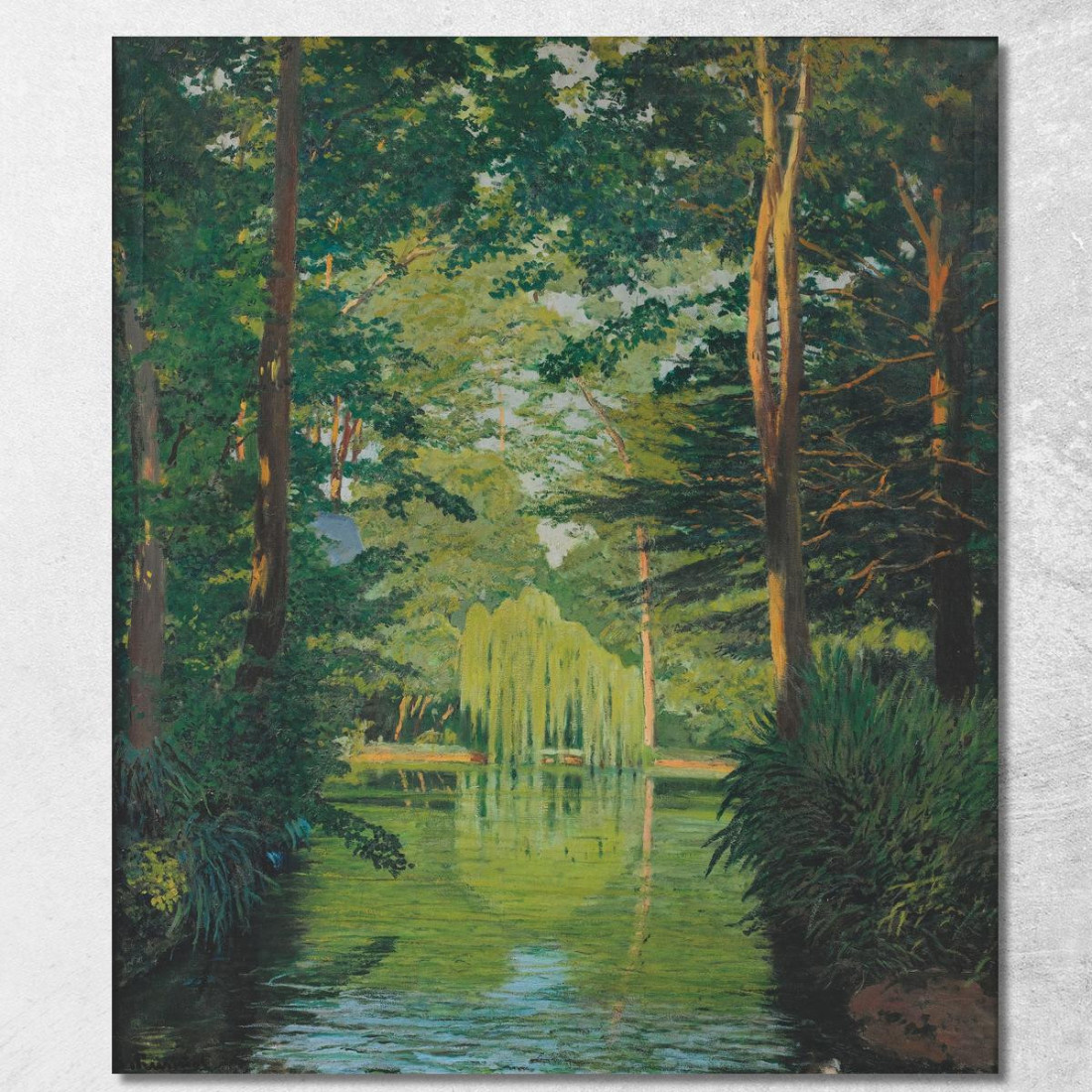 Parco Bades Arbúcies Santiago Rusiñol srs27 quadro stampato su tela Parco Bades Arbúcies Santiago Rusiñol srs27 quadro stampato su tela