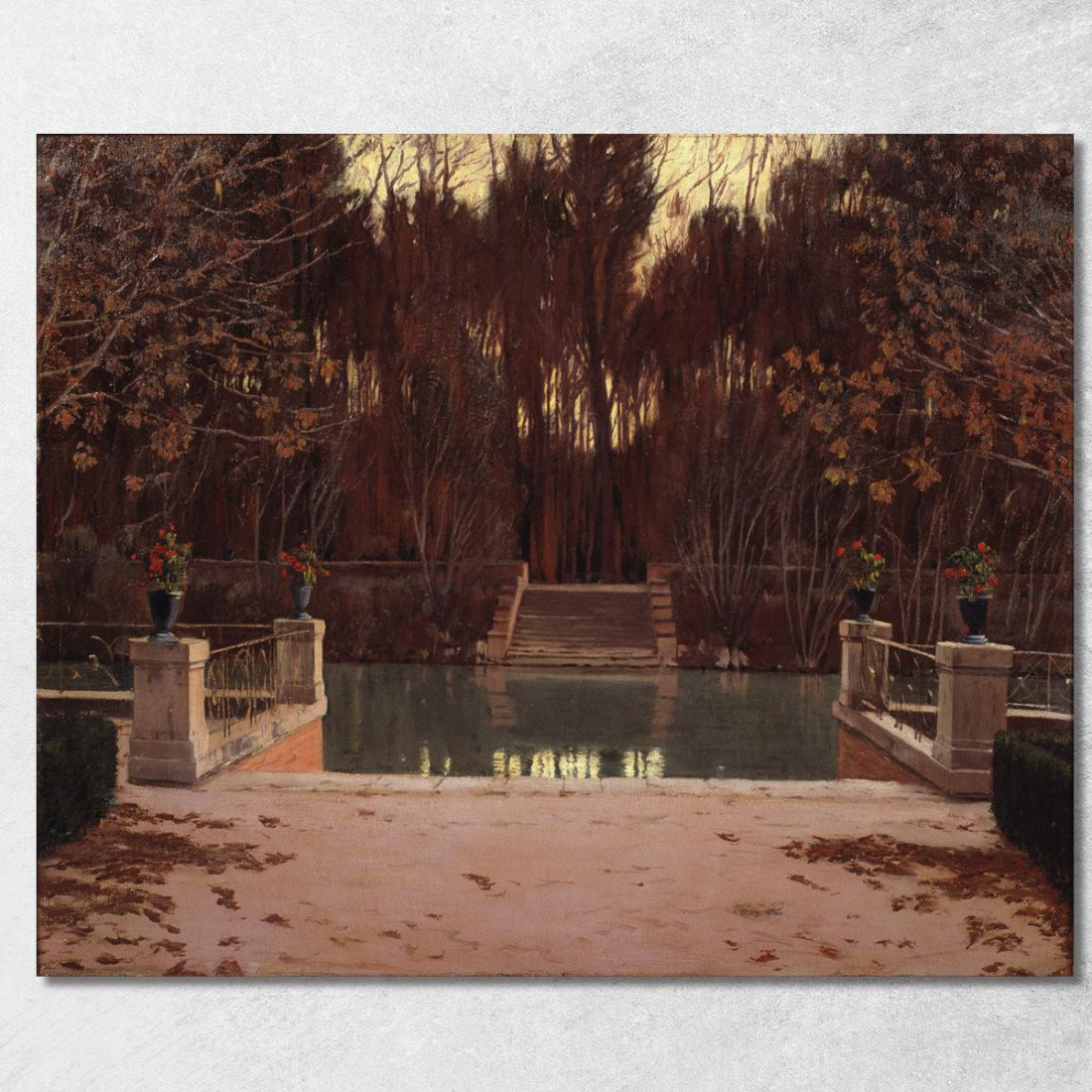 Il Pontile Santiago Rusiñol srs38 quadro stampato su tela Il Pontile Santiago Rusiñol srs38 quadro stampato su tela