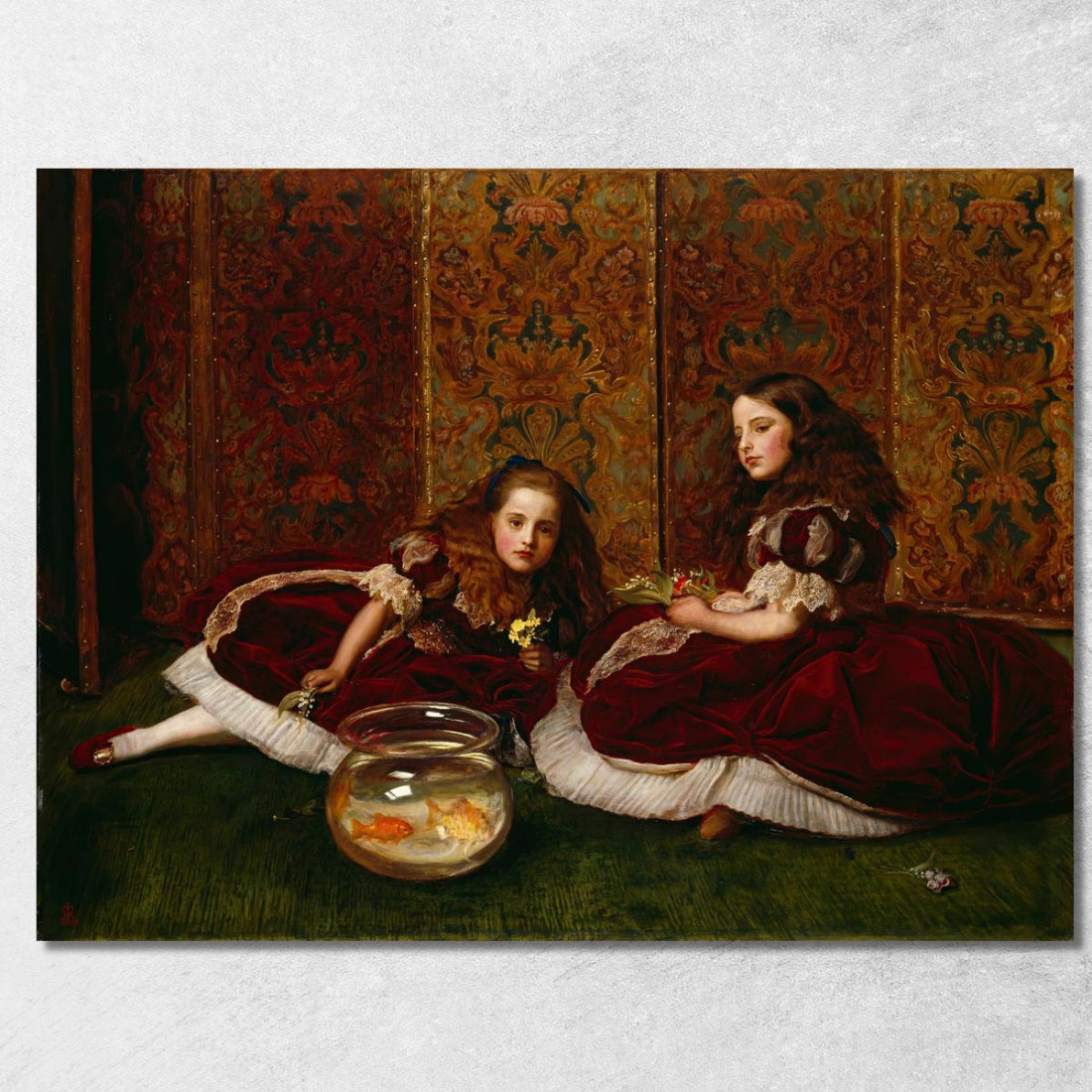 Ore Di Svago Sir John Everett Millais jem15 quadro stampato su tela Ore Di Svago Sir John Everett Millais jem15 quadro stampato su tela