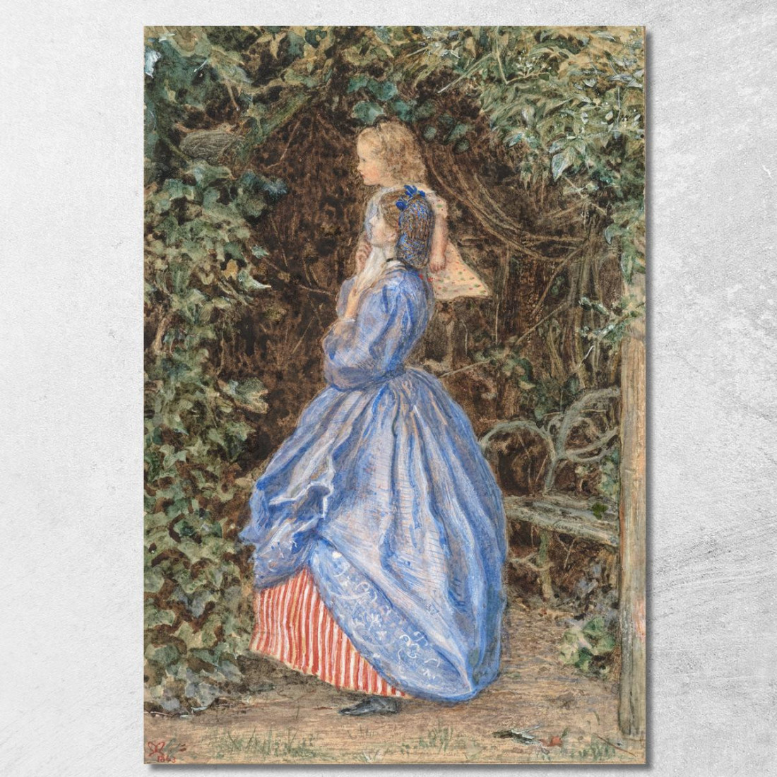 Primavera Sir John Everett Millais jem38 quadro stampato su tela Primavera Sir John Everett Millais jem38 quadro stampato su tela