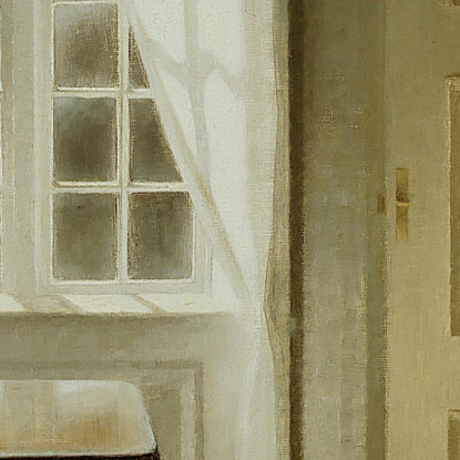 Interno Con Una Signora Vilhelm Hammershøi vhm25 quadro stampato su tela