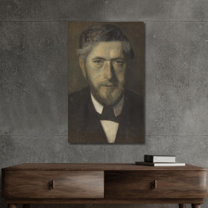 Jens Ferdinand Willumsen. Studio Per "Cinque Ritratti" Vilhelm Hammershøi vhm40 quadro stampato su tela
