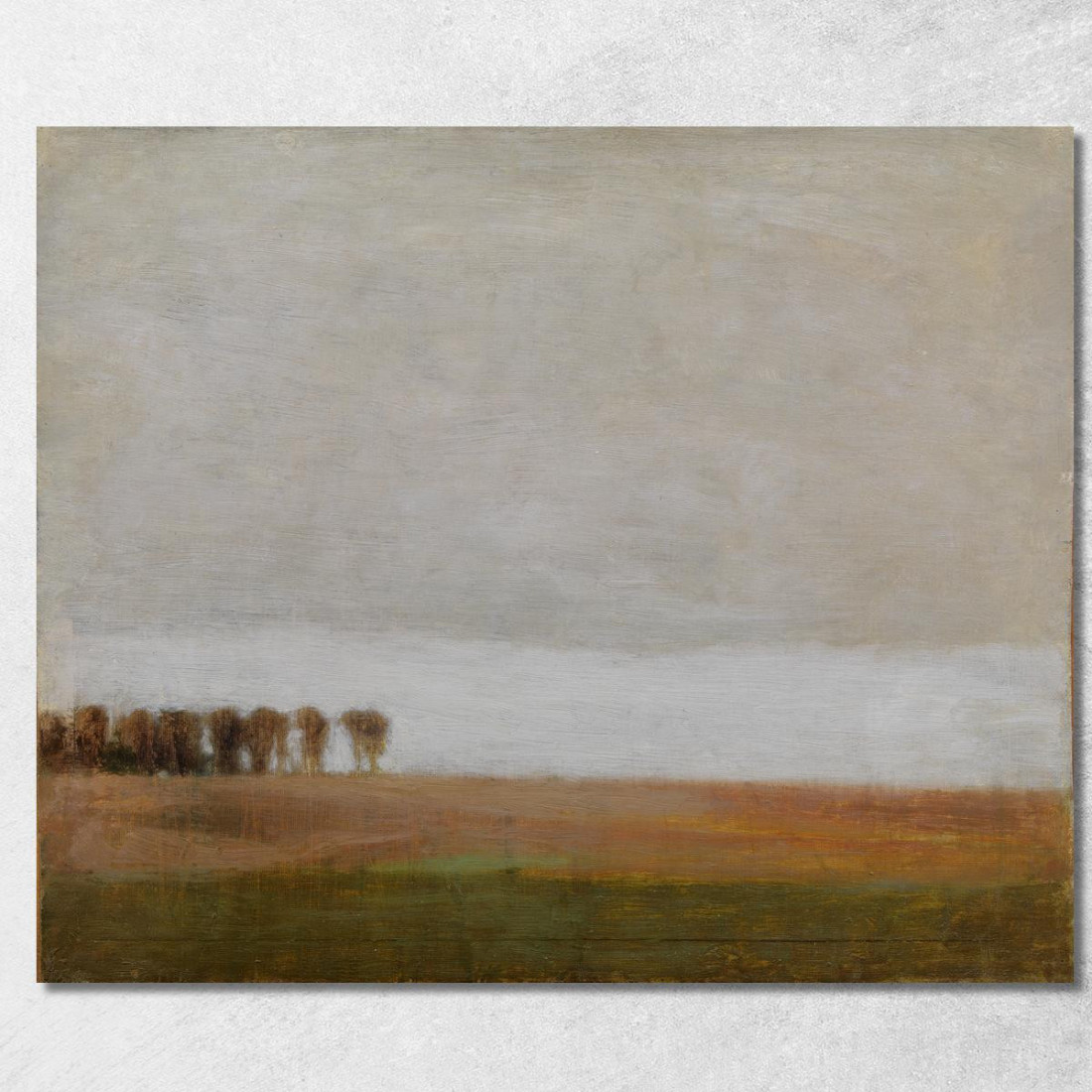 Veduta Di Jægersborg Allé. Gentofte A Nord Di Copenaghen Vilhelm Hammershøi vhm71 quadro stampato su tela Veduta Di Jægersborg Allé. Gentofte A Nord Di Copenaghen Vilhelm Hammershøi vhm71 quadro stampato su tela