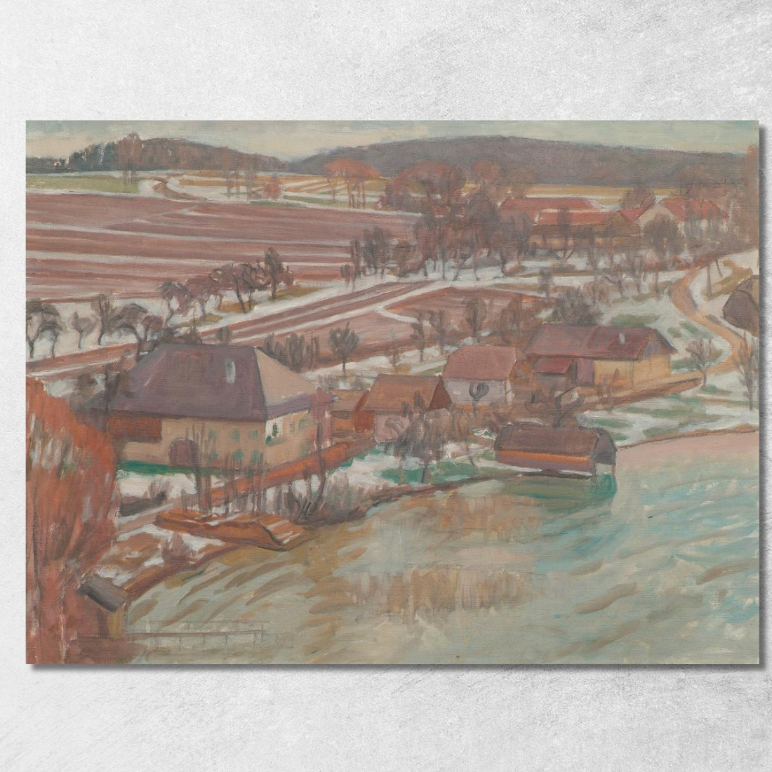 Unterbuchberg All'Inizio Della Primavera Walther Gamerith wgm24 quadro stampato su tela Unterbuchberg All'Inizio Della Primavera Walther Gamerith wgm24 quadro stampato su tela