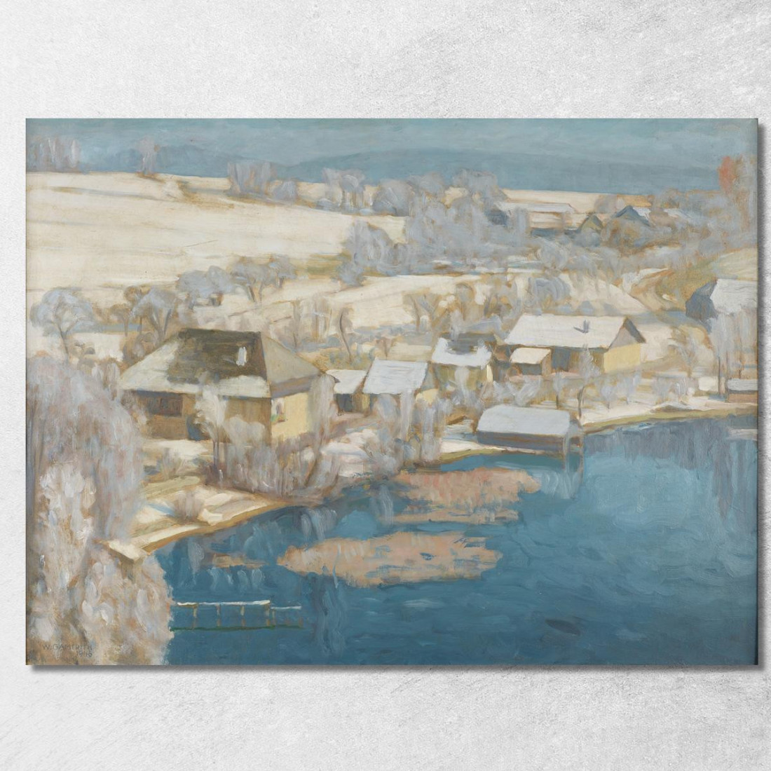 Unterbuchberg In Inverno Ii Walther Gamerith wgm25 quadro stampato su tela Unterbuchberg In Inverno Ii Walther Gamerith wgm25 quadro stampato su tela