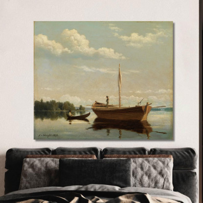 Nelle Isole Vicino A Kuopio Ferdinand von Wright fvw13 quadro stampato su tela