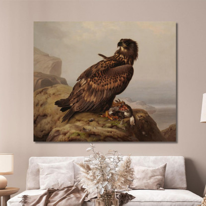 Aquila Di Mare Con La Sua Preda Ferdinand von Wright fvw32 quadro stampato su tela