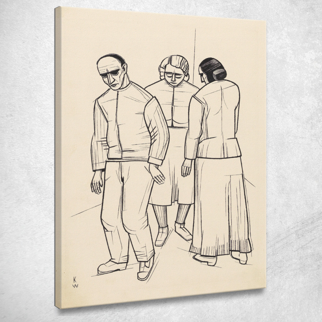 Fallito Karl Wiener kwn210 quadro stampato su tela Fallito Karl Wiener kwn210 quadro stampato su tela