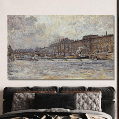 Hôtel De La Monnaie E Il Pont Neuf Frédéric Houbron fhb29 quadro stampato su tela