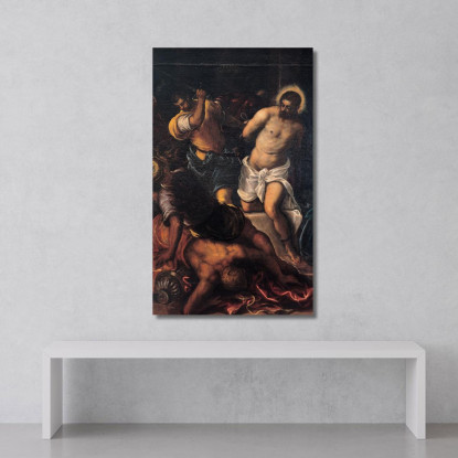 Incoronazione Di Spine Jacopo Tintoretto jtn4 quadro stampato su tela