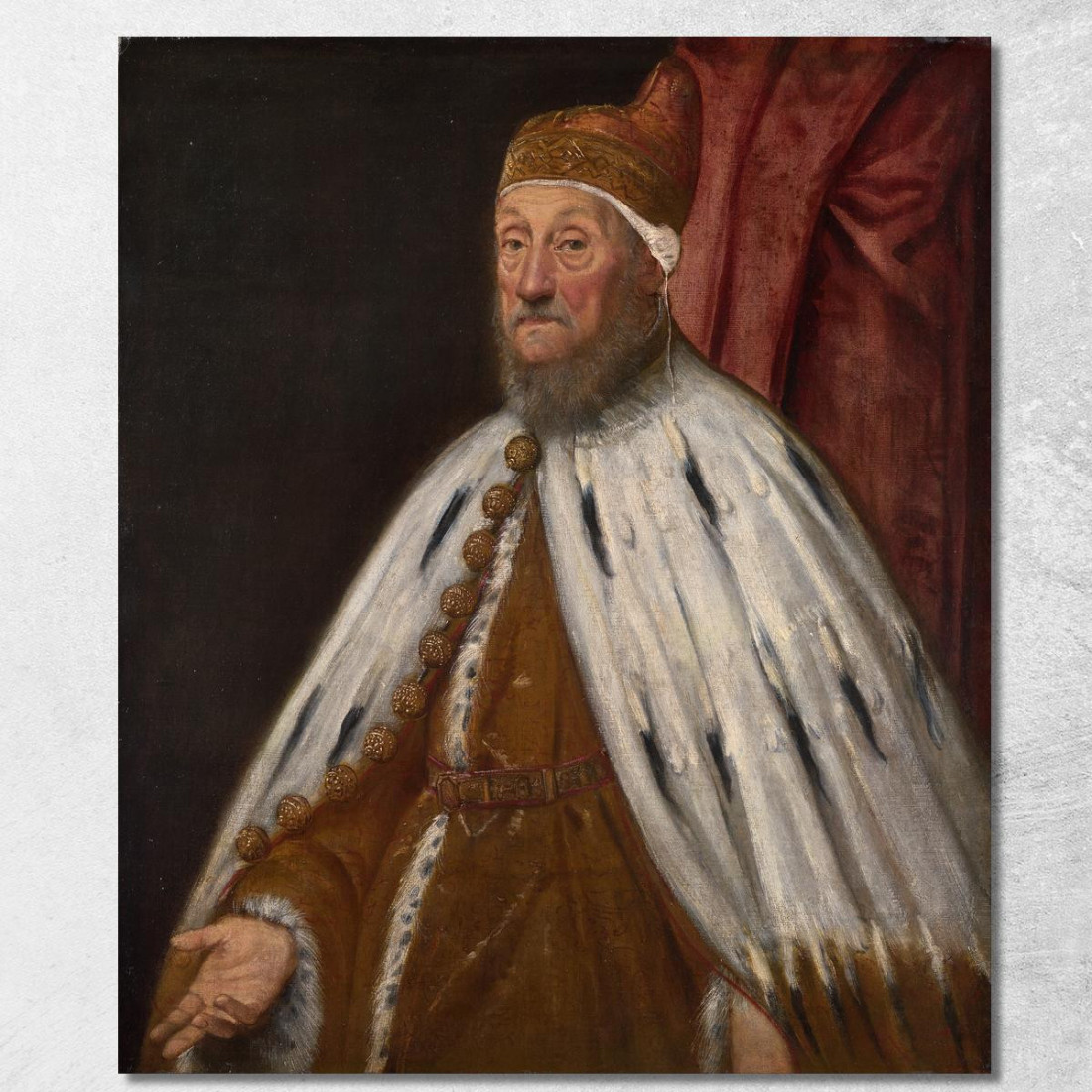 Doge Pietro Loredan Jacopo Tintoretto jtn7 quadro stampato su tela Doge Pietro Loredan Jacopo Tintoretto jtn7 quadro stampato su tela