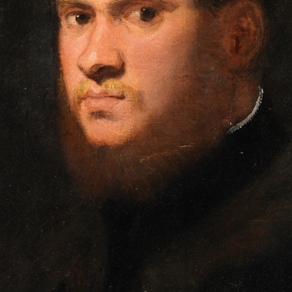 Ritratto Di Un Uomo Probabilmente Della Famiglia Mazzi Jacopo Tintoretto jtn22 quadro stampato su tela