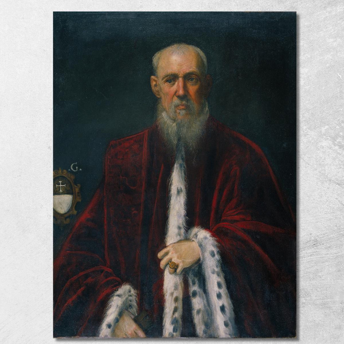 Ritratto Del Procuratore Alessandro Gritti Jacopo Tintoretto jtn33 quadro stampato su tela Ritratto Del Procuratore Alessandro Gritti Jacopo Tintoretto jtn33 quadro stampato su tela