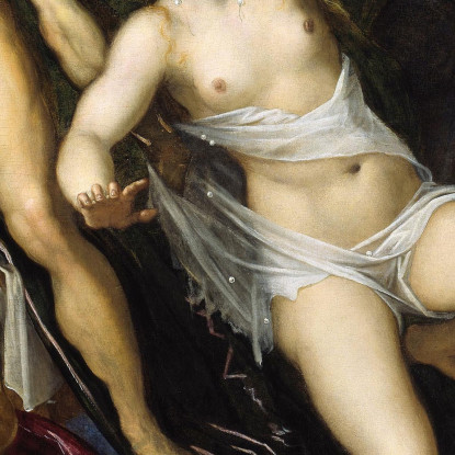 Tarquinio E Lucrezia Jacopo Tintoretto jtn36 quadro stampato su tela