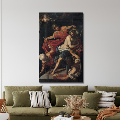 La Flagellazione Jacopo Tintoretto jtn41 quadro stampato su tela