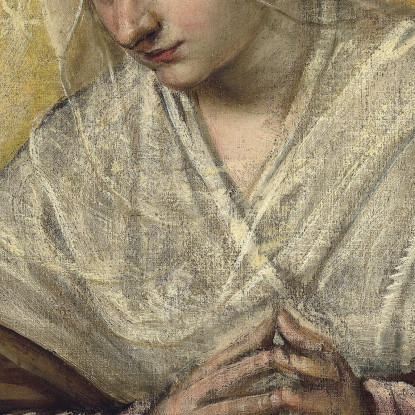 La Madonna Delle Stelle Jacopo Tintoretto jtn42 quadro stampato su tela