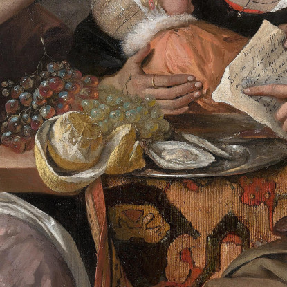 Come Cantano I Vecchi Così Fischiano I Giovani Jan Steen jsn16 quadro stampato su tela