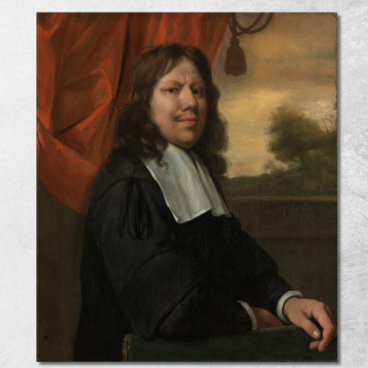 Autoritratto Jan Steen jsn49 quadro stampato su tela