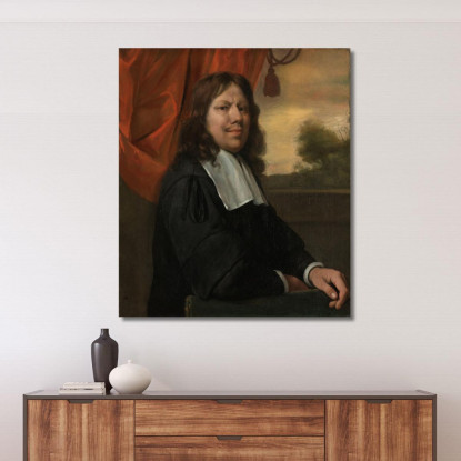 Autoritratto Jan Steen jsn49 quadro stampato su tela