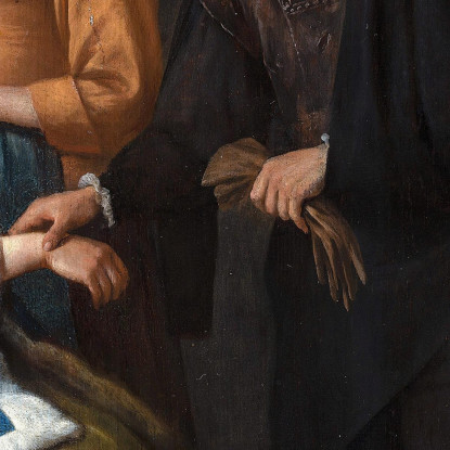 La Ragazza Malata Jan Steen jsn76 quadro stampato su tela