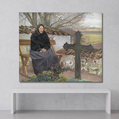 Cimitero A Fløng Laurits Andersen Ring lar7 quadro stampato su tela