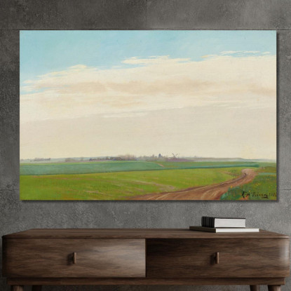 Paesaggio Estivo A Baldersbrønde Laurits Andersen Ring lar29 quadro stampato su tela