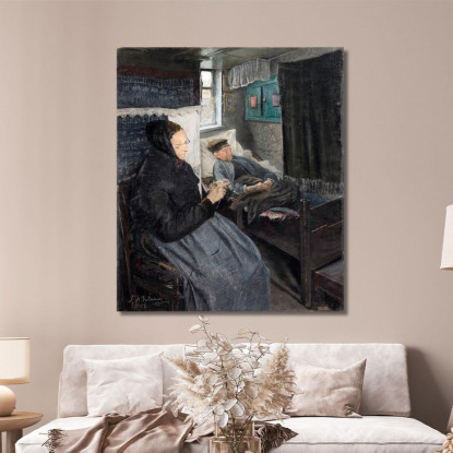 L'Uomo Malato Laurits Andersen Ring lar35 quadro stampato su tela