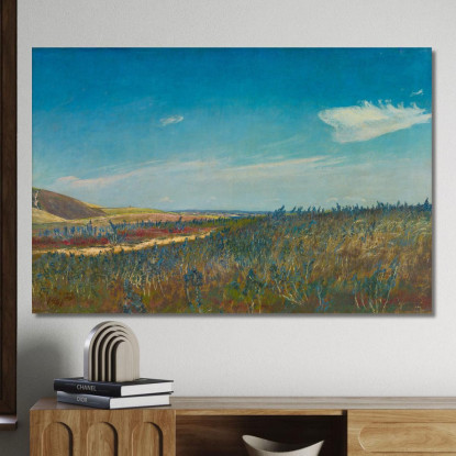 Vista Vicino A Karrebæksminde Nel Nord Della Zelanda Laurits Andersen Ring lar41 quadro stampato su tela