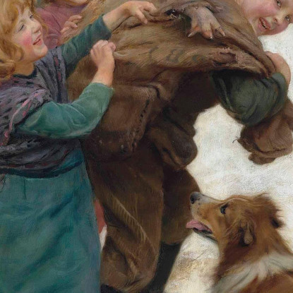 Tieni Forte Arthur John Elsley aje8 quadro stampato su tela