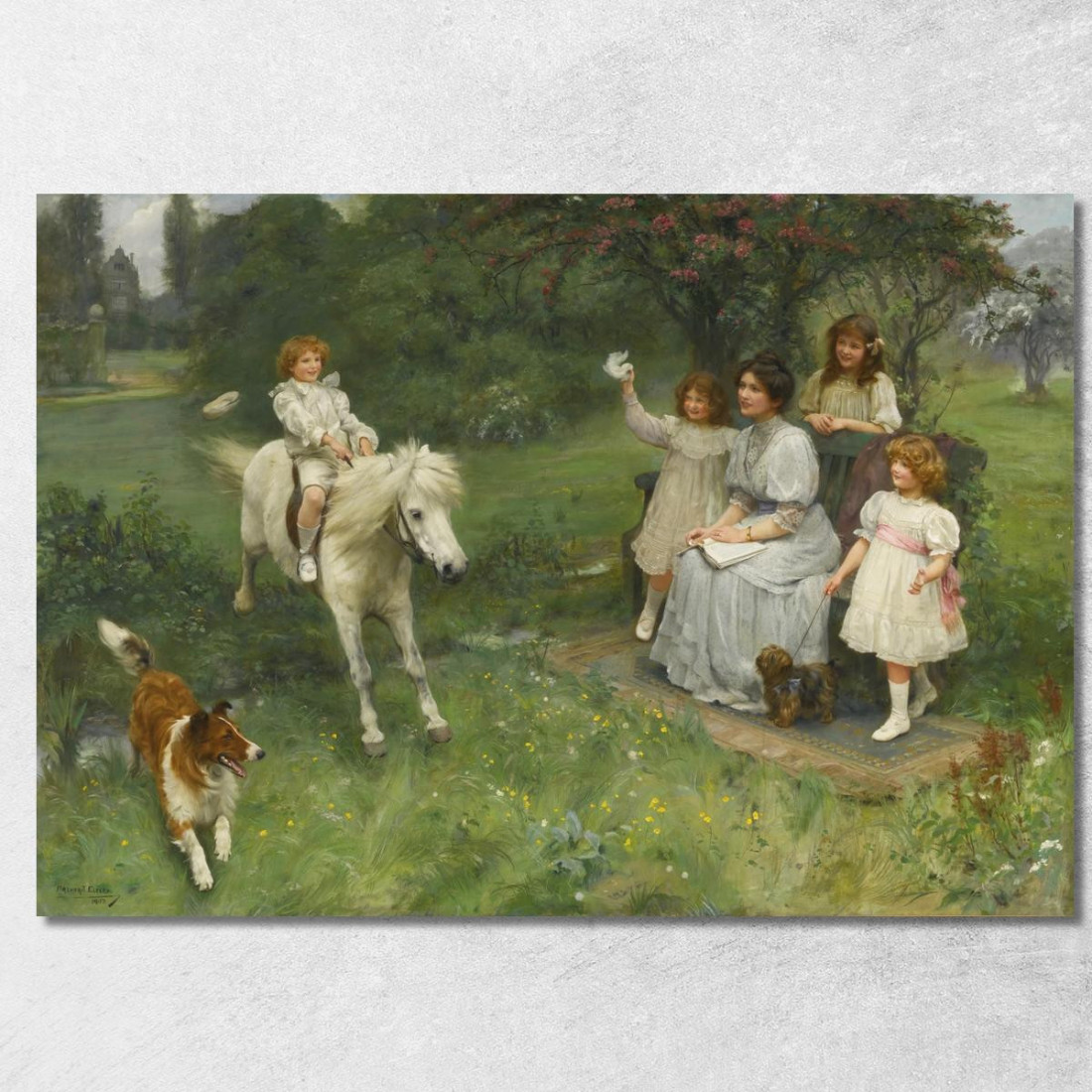 Ben Fatto! Arthur John Elsley aje17 quadro stampato su tela Ben Fatto! Arthur John Elsley aje17 quadro stampato su tela