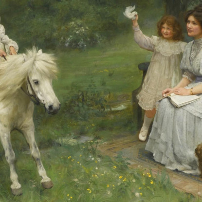 Ben Fatto! Arthur John Elsley aje17 quadro stampato su tela