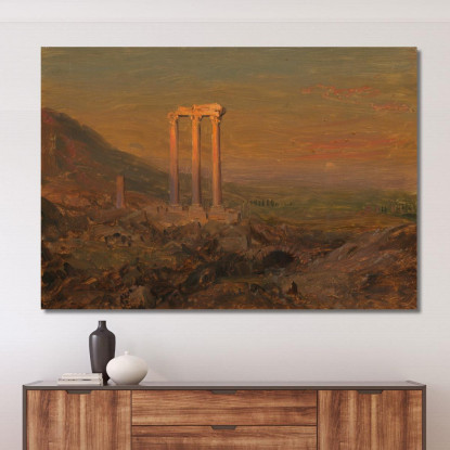 Rovine Classiche In Siria Frederic Edwin Church fec3 quadro stampato su tela