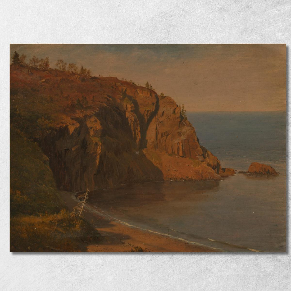 Costa Dell'Isola Grand Manan Canada Frederic Edwin Church fec5 quadro stampato su tela Costa Dell'Isola Grand Manan Canada Frederic Edwin Church fec5 quadro stampato su tela