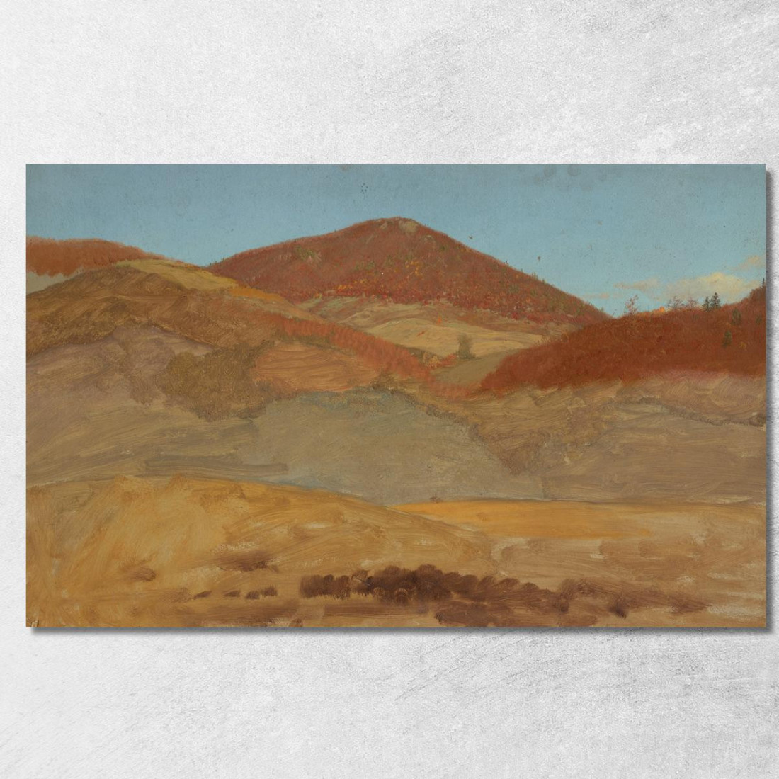 Paesaggio Collinare In Autunno Frederic Edwin Church fec15 quadro stampato su tela Paesaggio Collinare In Autunno Frederic Edwin Church fec15 quadro stampato su tela