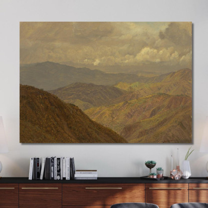 Paesaggio Montuoso Ii Frederic Edwin Church fec49 quadro stampato su tela