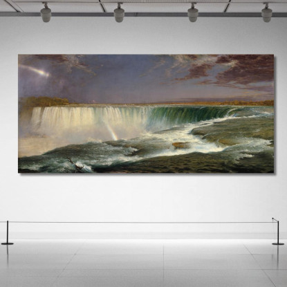 Niagara Frederic Edwin Church fec60 quadro stampato su tela