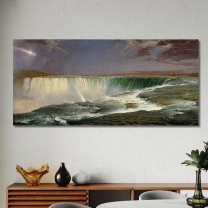 Niagara Frederic Edwin Church fec60 quadro stampato su tela