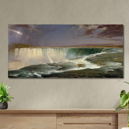 Niagara Frederic Edwin Church fec60 quadro stampato su tela