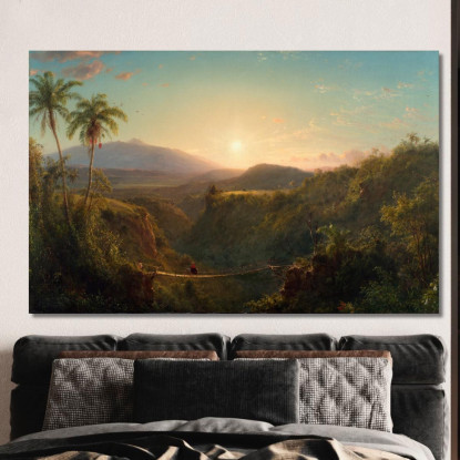 Pichincha Frederic Edwin Church fec69 quadro stampato su tela