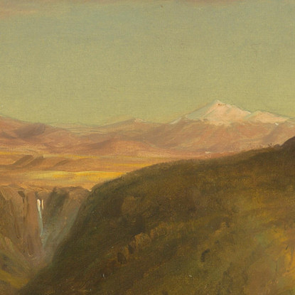 Paesaggio Sudamericano Frederic Edwin Church fec76 quadro stampato su tela