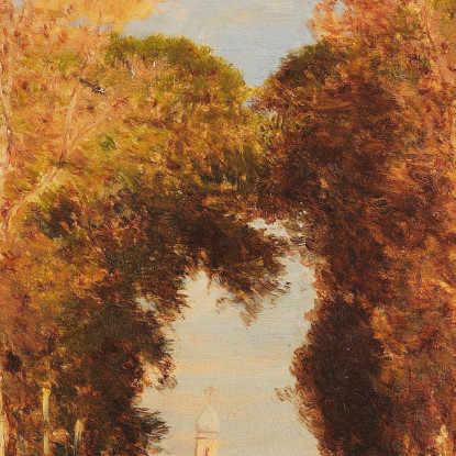 I Giardini Francesi A Venezia Félix Ziem fzm122 quadro stampato su tela