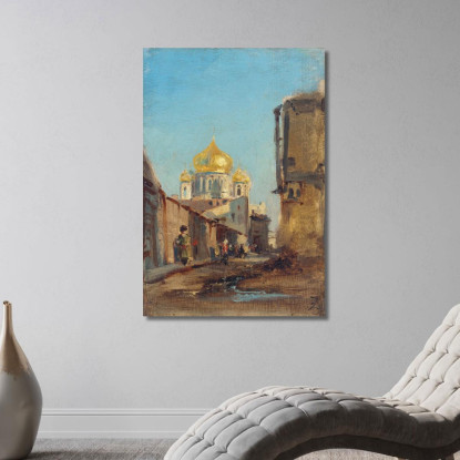 Tobolsk Siberia Félix Ziem fzm124 quadro stampato su tela