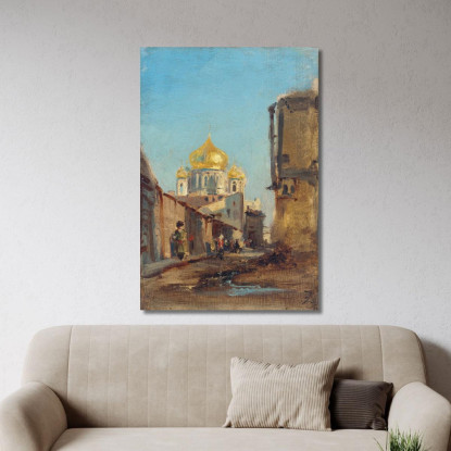 Tobolsk Siberia Félix Ziem fzm124 quadro stampato su tela