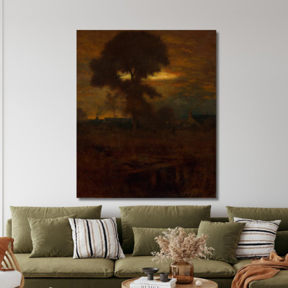Bagliore Residuo George Inness gin7 quadro stampato su tela