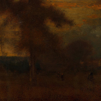 Bagliore Residuo George Inness gin7 quadro stampato su tela