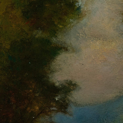 Mucche Presso Un Ruscello George Inness gin17 quadro stampato su tela